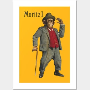 Moritz 1  Monkey in suit Posters and Art